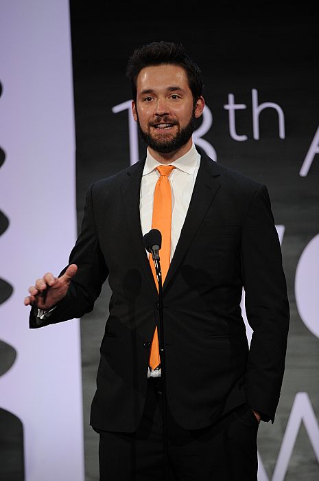 Alexis Ohanian, Co-founder of Reddit, onstage at the 18th Annual Webby Awards