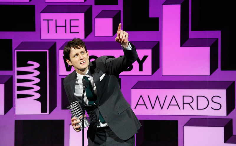 Zach Woods Accepts Webby Award Presented to HBO GO at The 19th Annual Webby Awards