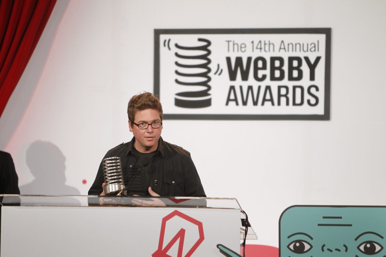 Biz Stone, Co-Founder of Twitter, at the 14th Annual Webby Awards
