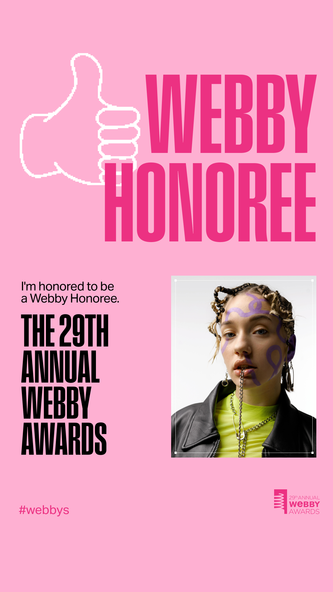 I\'m honored - Honoree Story Template 2