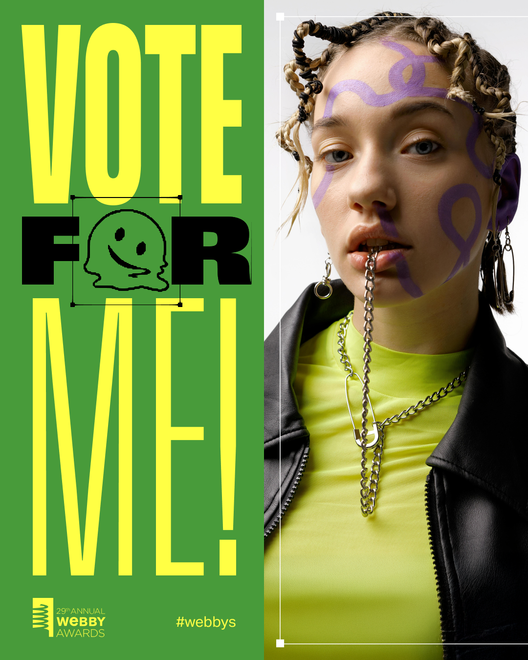 Vote For Me Half Frame Template 1