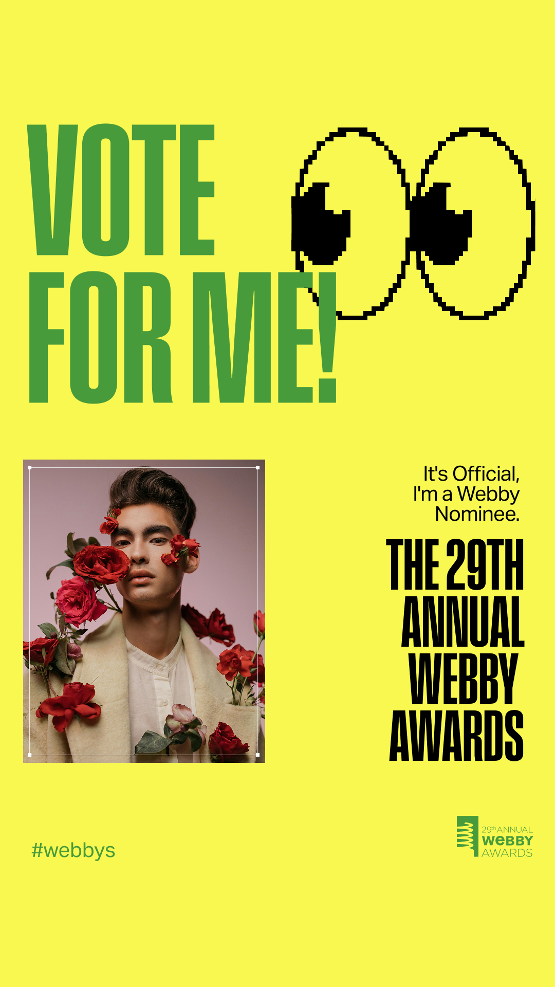 Vote For Me Small Frame Story Template 2