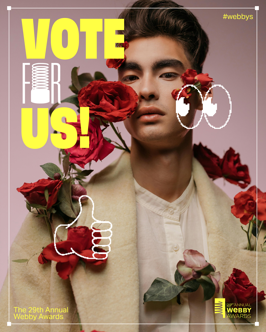 Vote For Us Full Bleed Template
