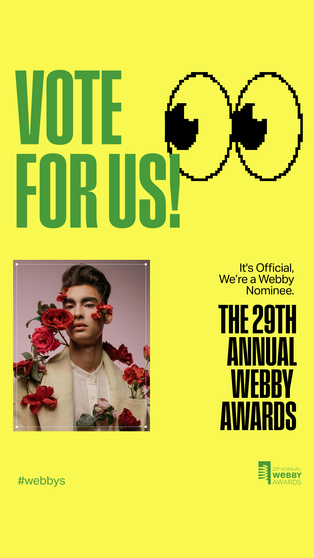 Vote For Us Small Frame Story Template 2