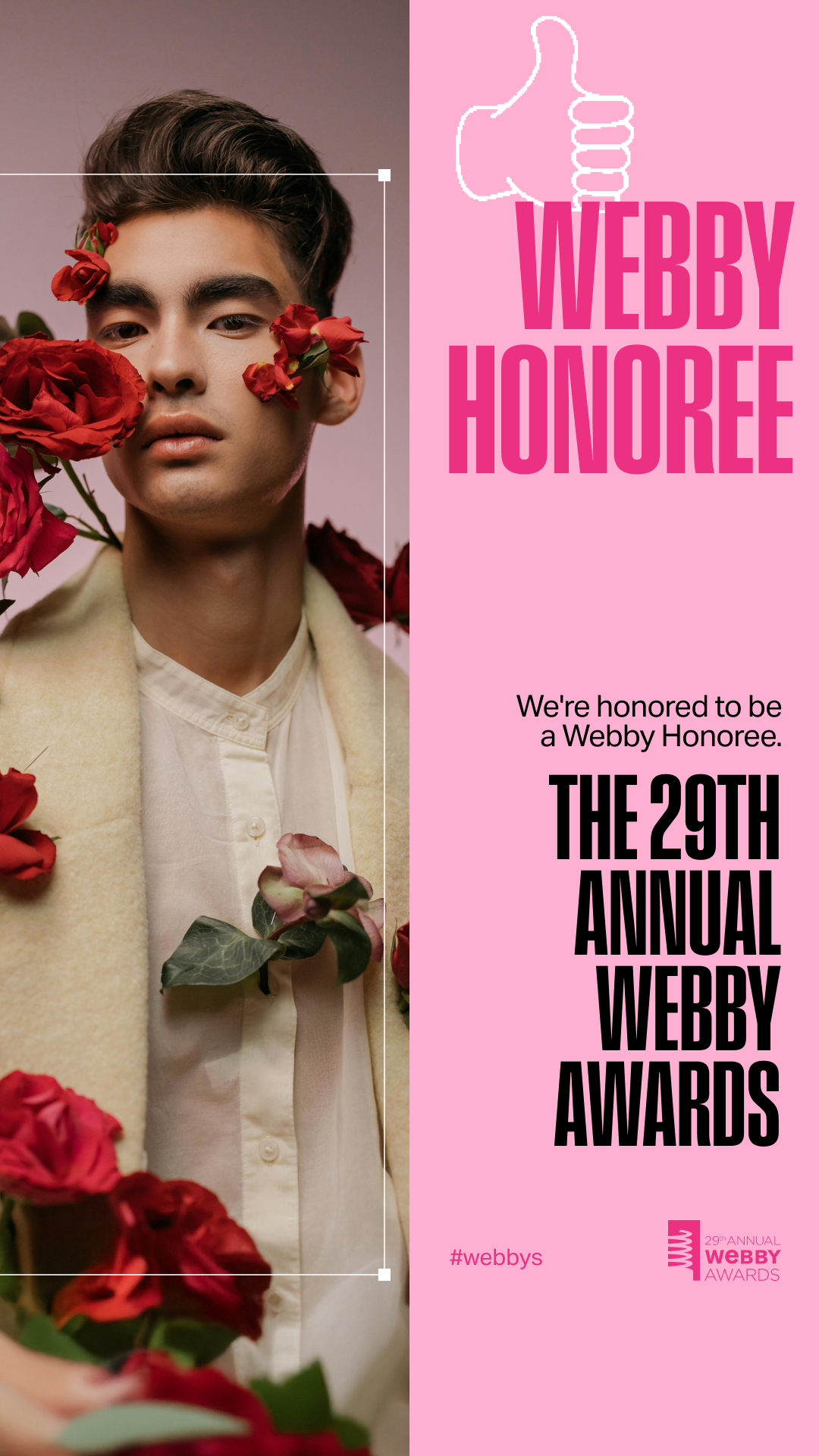 We\'re honored - Honoree Story Template 1