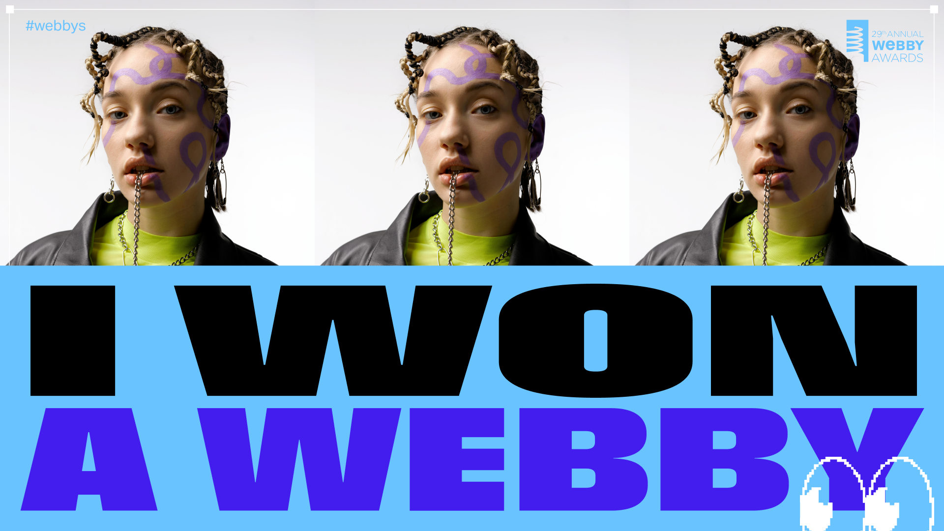 I Won A Webby - Half Frame - 16x9